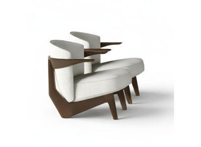 Modern design table Lusso, soft, without excessive decoration