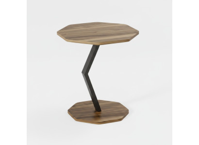 Beistelltisch aus Holz in Braun modern eleganter Wohnstil