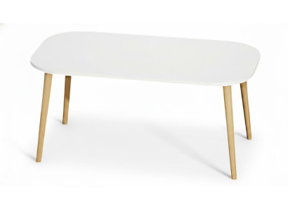 Moderner weißer Couchtisch aus Holz
