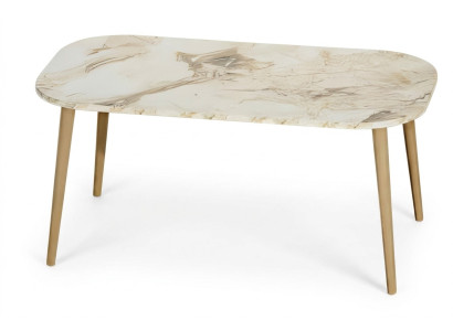 Moderner Couchtisch aus Holz in Beige