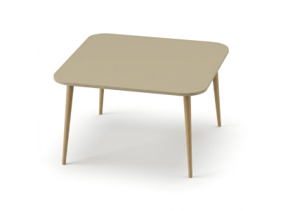 Moderner Couchtisch aus Holz in Beige mit elegantem Design