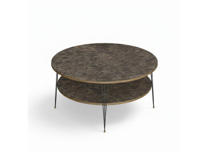 Couchtisch aus Holz in Braun im eleganten Design