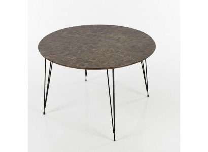 Eleganter brauner Couchtisch aus Holz im modernen Stil