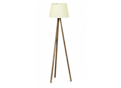 Moderne weiße Holz Stehlampe elegant für Wohnzimmer Schlafzimmer Büro
