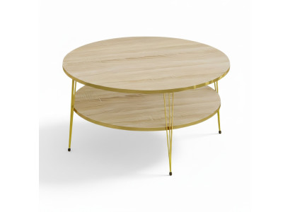 Eleganter brauner Couchtisch aus Holz