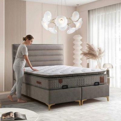 Light bed with mattress – Elegant piece of furniture for the bedroom
