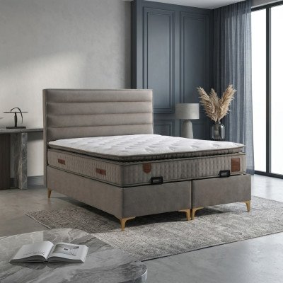 Light bed with mattress – Elegant piece of furniture for the bedroom