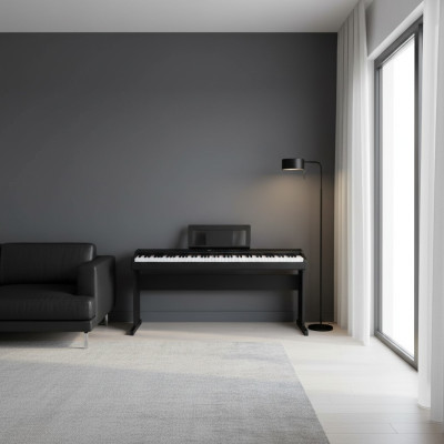 Digital piano innovator with LED display and touch control
