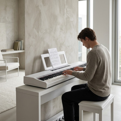 Elegant digital piano with excellent sound