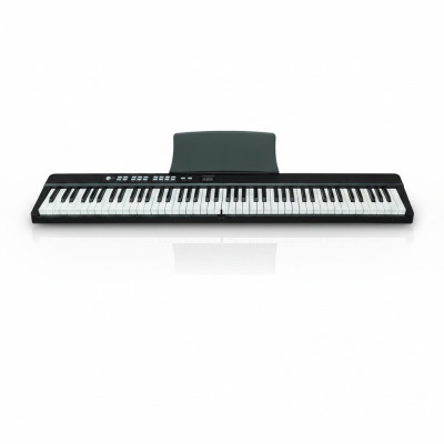 Portable digital piano with 88 keys: Bluetooth, app connection, and microphone connection