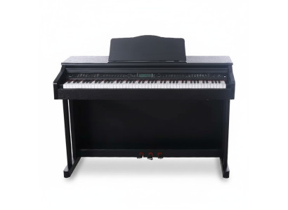 Digital piano with glossy surface
