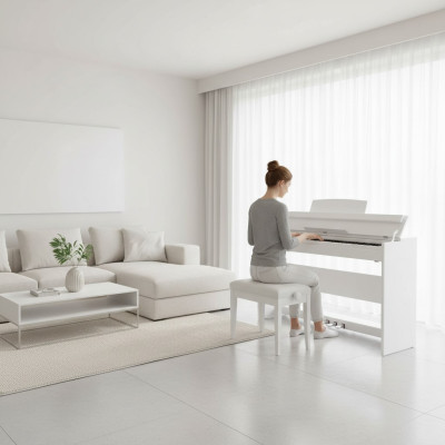 Digital piano for home Digital piano 137cm White