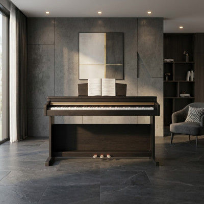 Digital piano for home 137 cm Black