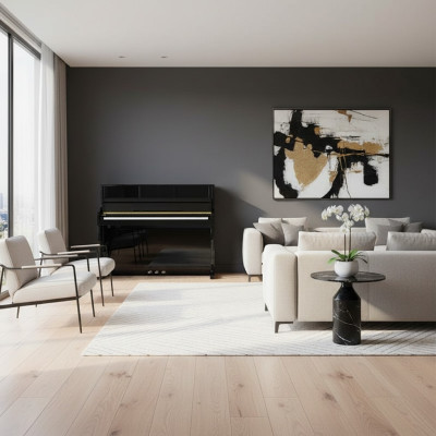 Digital piano for home use 137 cm Black