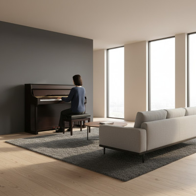 Black digital piano, excellent learning experience