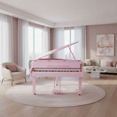 Digital pink piano