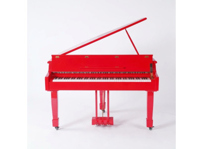 Red digital piano