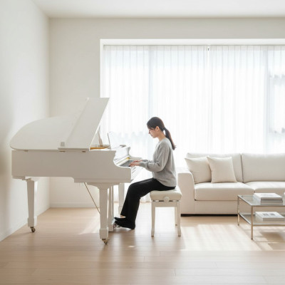 Digital piano white