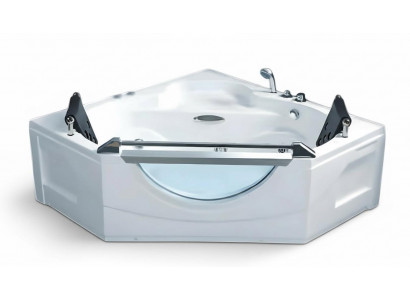 Hydromassagewanne Whirlwanne Whirlpool Blubberbad Spa-Bad Sprudelbad 165x165 cm