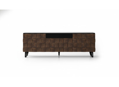 Elegante braune Holz-Konsole im klassischen Stil