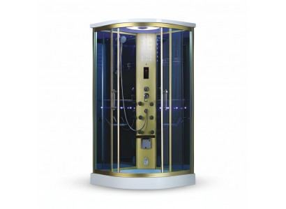 Glaskabine Design-Dusche Komfortdusche Duschkabine Wellnesskabine 100x100 cm