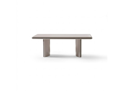 Beiger Holz Couchtisch im modernen Design