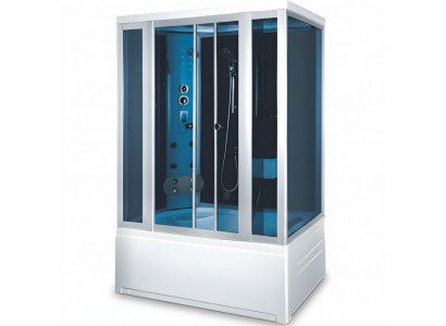 Duschraum Dusche Duschkabine Multifunktionsdusche Wellnessdusche 150x80 cm