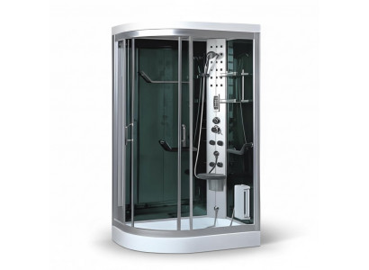 Dusche Luxusduschkabine Multifunktionsdusche Wellness-Duschkabine 120x90 cm
