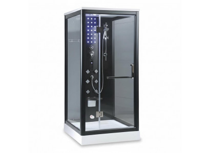 Dusche Luxusduschkabine Wellness-Duschkabine Multifunktionsdusche 120x90 cm