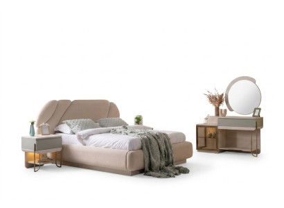 Ein Schlafzimmer-Set, das eine gemütliche Atmosphäre schafft