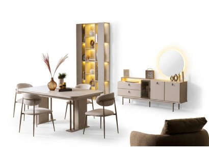 Esszimmer-Set Ein moderner Akzent – ein stilvolles Set für Ihre Einrichtung