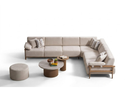 Modernes Ecksofa Gemütlichkeit und Komfort im Wohnzimmer