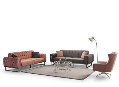Maximaler Komfort: Sofa und Sessel in modernem, stilvollem Design