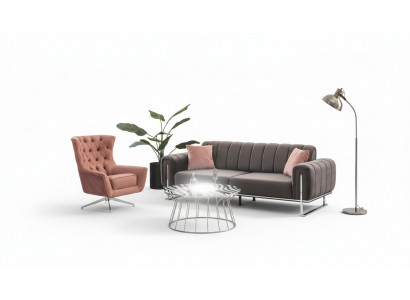 Modernes Sofa und Sessel Eleganz und Komfort vereint