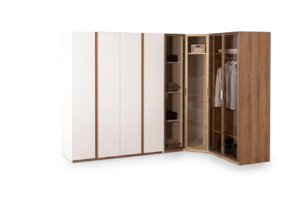 Eck-Kleiderschrank Schönheit und Funktionalität vereint