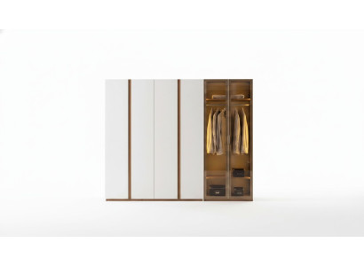 Kleiderschrank  in modernem Design  Klare Linien und Komfort