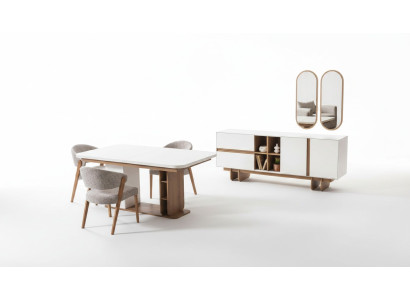 Esszimmer-Set im modernen Stil Elegante Atmosphäre am Tisch