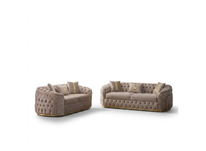 Sofa-Set  Modernität und Stil, unterstrichen durch Details