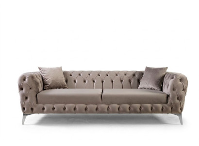 Modernes 3-Sitzer-Sofa Gemütliche Atmosphäre und Stil