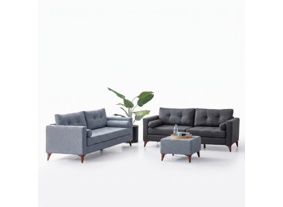Moderne, vielseitige Sofagarnitur  in stilvollem Design