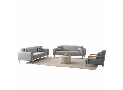 Gemütlicher Akzent im Interieur – Sofa und Sessel