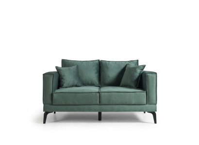 Das Sofa im modernen Design schafft eine stilvolle und gemütliche Atmosphäre.