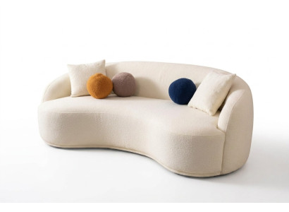 Modernes, stilvolles Sofa  Harmonie aus Gemütlichkeit und Schönheit