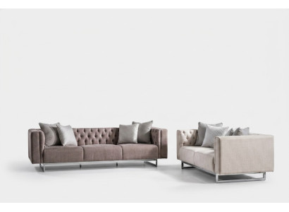 Sofagarnitur 4 3 Sitzer Set Design Sofa Polster Couchen Couch Modern