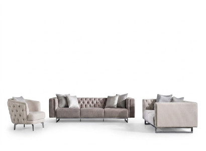 Sofagarnitur 4 3 1 Sitzer Set Design Sofa Polster Couchen Couch Modern