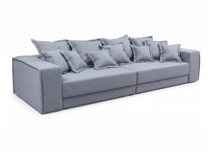 Großes graues 5-Sitzer-Sofa Sofa für große Gesellschaften Luxuriöse Sofas