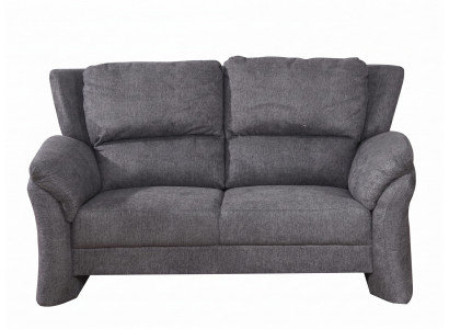 Graues modernes 2-Sitzer-Sofa bequemes Sofa mit hoher Rückenlehne