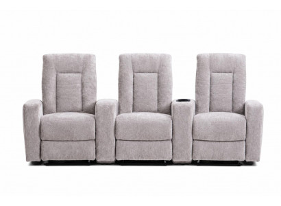 Modernes 3-Sitzer für Wohnzimmer mit USB-Steuerung Kinosofa