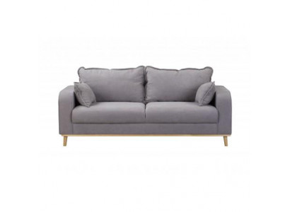 Graues Stoff-Zweisitzer-Sofa moderne Sofas Polstermöbel für das Wohnzimmer