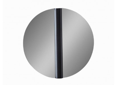 Modernes Design Spiegel Schwarz Rund Exklusiv Wandspiegel Edel